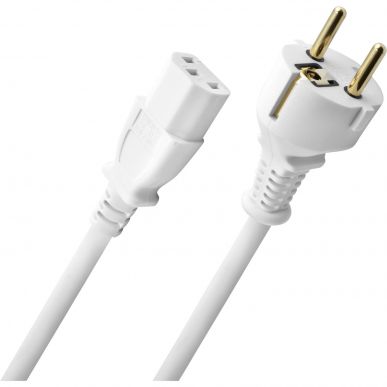 Силовой аудио кабель Oehlbach PERFORMANCE Powercord C13 1,5m, white, D1C17043